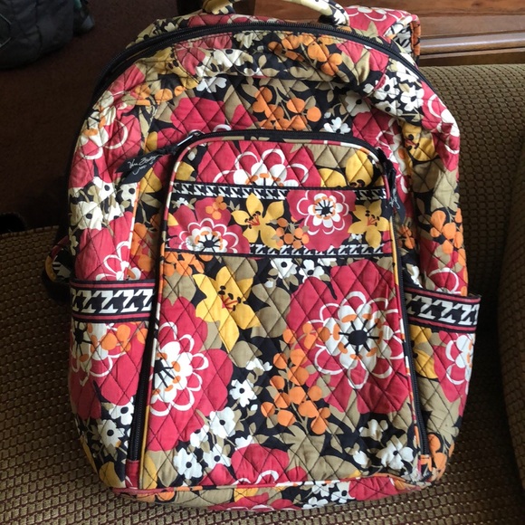 Vera Bradley Handbags - Vera Bradley Bittersweet Laptop Backpack Used